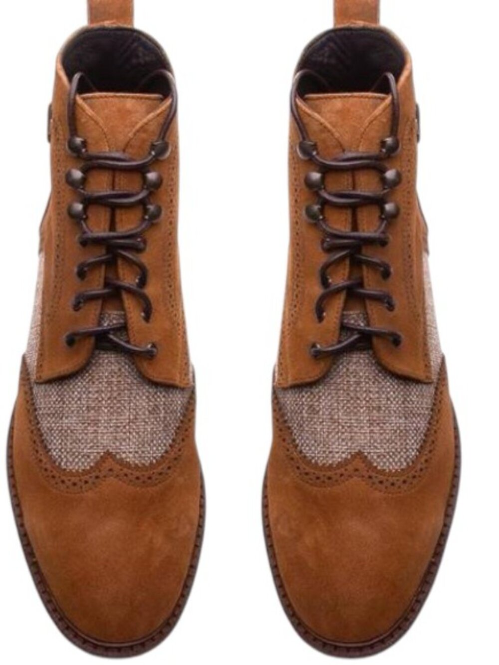 WEECH Leather Chukka Boots Men’s 12 Brown